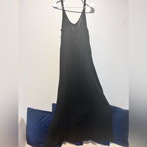 Black Long Beach dress